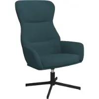 vidaXL Fauteuil relax bleu velours