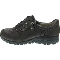 Waldlaufer Chaussures de randonnée pour femmes Havy Soft, modèle à lacets, couleur marron, style décontracté