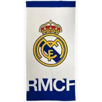 Real Madrid Serviette de plage 'Real Madrid Polyester Handtuch' blanc