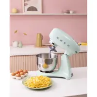 Smeg Robot pâtissier multifonctions 4.8l 1000w vert pastel - - SMF05PGEU -