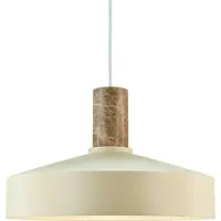 Nordlux Suspension , Elvas, dimmable, Beige, Salle à manger, Métal, Scandinave