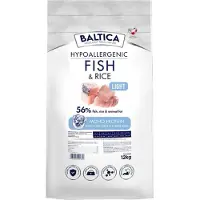 BALTICA Alimentation hypoallergénique pour poisson et riz Light L, XL 12 kg NUTRACEUTIC