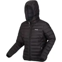 Regatta Marizion Veste matelassée pour femmes avec capuche, couleur:noir, taille:38