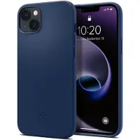 Spigen Silicone Fit Mag Magsafe Iphone 14 Plus Bleu Marine (Apple iPhone 14 Plus), Coque pour téléphone portable, Bleu