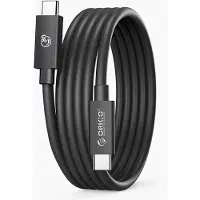 ORICO Câble USB4 Thunderbolt5 80Gbps 240W USB-C vers USB-C 1,5 m - Noir