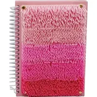 Stnux Rosa Sinnesnotizbuch mit Fransen (A5, Quadrillé, Couverture rigide)