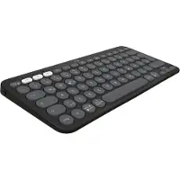 Logitech Pebble Keys 2 K380s - Tastatur - kabellos - Bluetooth LE - QWERTZ - Deutsch - Tonal Graphite (920-011795)