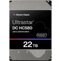 Western Digital WD Ultrastar DC HC580 WUH722422ALE6L1 - Disque dur - crypté - 22 To - interne - 3.5" (8.9 cm)