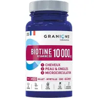 Granions Laboratoire des Biotine 10 000 µg - Vitamine B8 60 pc(s) Comprimé(S)