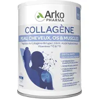 Arkopharma Collagène Peau Cheveux Os & Muscles 260 g Poudre Pour La Préparation D'Une Solution