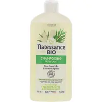 Natessance Shampooing Purifiant Tea Tree Bio et Kératine Naturelle 500 ml Shampooing