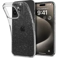Spigen Coque Liquid Crystal Apple iPhone 15 Pro Max - Paillettes Transparentes