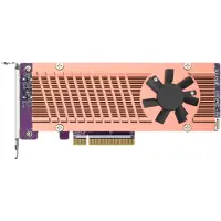 Qnap Carte d'extension PCIe - - QM2-2P-384A - M.2 - 32 Gbit/s - Refroidissement actif
