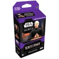 Fantasy Flight Games Star Wars Unlimited SEC Secrets of Power : Deck vedette : le chancelier Palpat