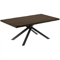 STONES Spike Table Fixe (200X76 H Cm) En Frêne Noir