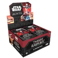 Fantasy Flight Games Boîte de boosters Star Wars Unlimited : L'Aube de la République (Twilight of the Republic)