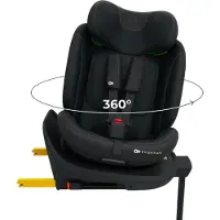 Kinderkraft Siège auto I-360 2 PLUS i-SIZE 40-150cm NOIR (Siège pour enfant, Norme ECE R129/i-Size)