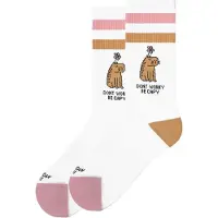 American Socks Chaussettes 'Be Capy - Mid High' blanc