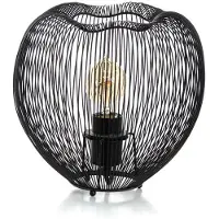 STONES Suspension Bells, design minimaliste, métal noir - Douille E27, puissance max. 40 W, diamètre 19,5 cm, hauteur réglable - Bells