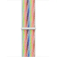 Apple Sport Loop (38 mm, 40 mm, 41 mm, 42 mm, Nylon), Sangles de montre, Orange, Bleu, Rouge, Vert, Blanc, Noir, Marron, Violet, Jaune, Multicolore, Pink