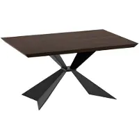 STONES Stark Table Fixe (160X90 Cm) En Placage Noir
