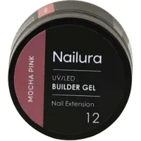 Nailura - Builder Gel 12 - Mocha Pink - 10 ml (Ongles artificiels, Mocha Pink)