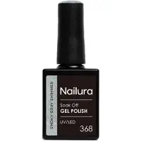 Nailura - Gel Polish 368 - Smoky Gray Shimmer - 10 ml (Reflets gris fumé, Smoky Gray Shimmer)