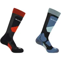 Salomon S/Access, chaussettes de ski, lot de 2, junior, noires