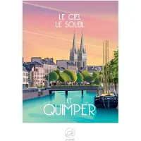 La Loutre puzzels La Loutre Le Ciel Le Soleil et QUIMPER - 1,000 pieces
