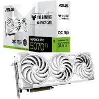 Asus TUF Gaming TUF-RTX5070TI-O16G-WHITE-GAMING NVIDIA GeForce RTX 5070 Ti 16 Go GDDR7