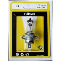 Flösser Ampoule H4, 12V, 60/55W, culot P43T, lot de 10