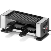 Rotel Appareil à raclette pour 2 personnes avec poêlons et spatules
