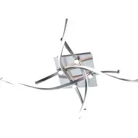 Paul Neuhaus POLINA Plafonnier, acier, 4 modules LED de 6,75 W, 3000 K, luminaire d'intérieur, IP20