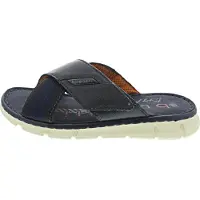 Bugatti Pantoufles pour hommes 321-AK084-1069 bleu foncé-bleu foncé 42