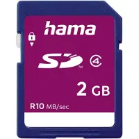 Hama Carte mémoire SecureDigital, 2 Go