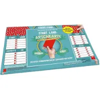 KylskåpsPoesi Stadt-Land-Arschkarte Original – Jeu de société amusant à partir de 12 ans