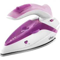 Ufesa PV0500, Repassage à sec et à vapeur, Surface de repassage en acier inoxydable, 1.9 m, 75 g/min, Violet, Blanc, 15 g/min
