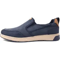 Bugatti Arriba : chaussures pour hommes, modèle pantoufle, couleur bleue, style décontracté