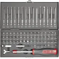 Toolcraft Jeu d'embouts (Clé Allen, Embout denture mâle, Torq, Tri-Wing)