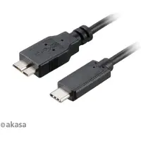 Akasa Câble USB 3.1, type C vers micro B (1 m, USB 3.2 Gen 2)