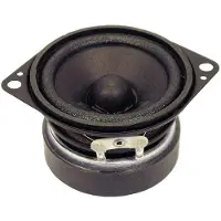 Visaton FRS5XTS HØJTTALER BREDBÅND 5-CM 8-OHM, Composants du haut-parleur, Noir