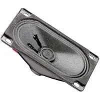 Visaton SC5.9OM HØJTTALER BREDBÅND 5X9-CM 8-OHM, Composants du haut-parleur, Noir