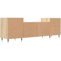 vidaXL Armoire TV Chêne Sonoma 160x35x55 cm Bois composite