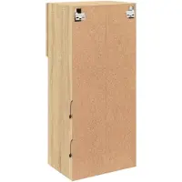 vidaXL Armoires TV avec lampes LED 2 unités Chêne Sonoma 40,5x30x90 cm