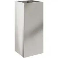 vidaXL Jardinière argenté 32x29x75 cm acier inoxydable