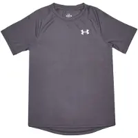 Under Armour Tech Enfant - T-Shirts, Gris - Taille 127 - 137 CM - Poly Jersey