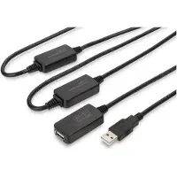 Digitus Câble de rallonge USB , prise mâle - prise femelle, 25,0 m