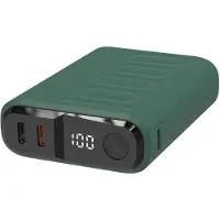 RealPower Powerbank PB-10000C PD+ 3x Type-C,Dunkelgrün