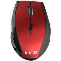 Inca IWM-500GLK Maus IWM-500GLK 1600 DPI,Wireless,Nano-USB,Laser,Rot retail