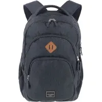 Travelite sac à dos de loisirs sac à dos pour ordinateur portable Basic Melange Backpack 22L Uni Marine bleu marine